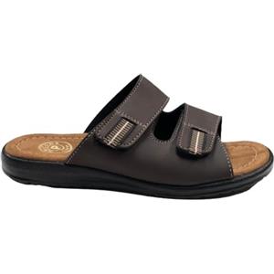 Patrizia Azzi ARIZONA CIABATTE UOMO MADE IN ITALY SOTTOPIEDE IN VERA PELLE CON DUE STRAPPO REGOLABILE