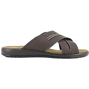 Patrizia Azzi Ciabatte Uomo ARIZONA MADE IN ITALY sottopiede Vera Pelle TOMAIA INCROCIATA