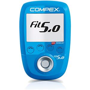 COMPEX Fit 5.0, Modello Top di Gamma della categoria Fitness. con Esclusiva Tecnologia Wireless. Unisex-Adulto, Blu, Taglia Unica