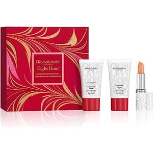 Elizabeth Arden Eight Hour Cream Set 3 Pezzi, Balsamo Riparatore Originale, Balsamo Riparatore per Labbra e Crema Idratante per Mani