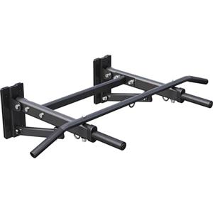 GORILLA SPORTS® Barra per Trazioni - da Muro, Pieghevole, 4in1, 3 Occhielli per Sacco da Boxe, Impugnatura in Schiuma, Max 300 kg - Sbarra Allenamento, Pull up Bar, Asta, Attrezzo Trazioni in Casa