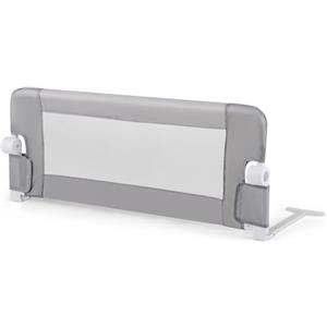 COSTWAY Sponda Letto per Bambini 105/120/150 cm, Barriera di Sicurezza per Neonati, Barriera Letto Pieghevole e Portatile, con Cinghia di Sicurezza (Grigio, 105 x 38 x 43 cm)