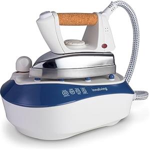 Innoliving Ferro da Stiro a Caldaia INN-680, Potenza 2300W, Piastra in Ceramica, Serbatoio 500 ml, Vapore Potente 3,5 bar, Funzione Anticalcare, Ideale per Stiratura Rapida e Precisa