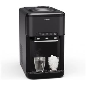 Klarstein Macchina Ghiaccio 3L, Macchina del Ghiaccio Professionale, Fabbricatore Ghiaccio Secco fino a 20kg, Cubetti di Grandi e Piccole Dimensioni, Macchina Ghiaccio Casa Autopulente, Ice Maker