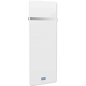 Klarstein Smart Stufa Elettrica Basso Consumo, Termoconvettore a Parete 850W Termosifone Elettrico, Riscaldamento Elettrico, Pannello Radiante Infrarossi, Lampada Riscaldante, Telecomando, IP24 No CO2