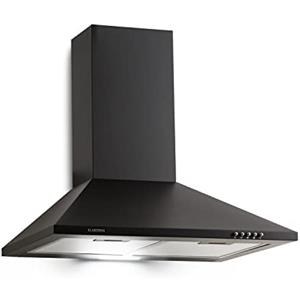 Klarstein Zugspitze - Cappa Aspirante, Cappa a Parete, Cappa da Cucina, 65W, Scarico Aria 310 m³/h, Materiale di Montaggio Filtro Antigrasso Inclusi