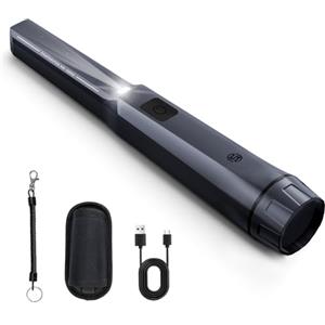 SUNPOW Pinpointer Metal Detector per Adulti e Bambini, Cercametalli con Puntatore a Spillo con Batteria al Litio Ricaricabile da 800 mAh, Completamente Impermeabile IP68, Chip Aggiornato e 3 Modalità