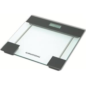 Grundig Bilancia digitale da bagno - Bilancia pesapersone - Vetro temperato - Max. 180 kg - Kilos, Pounds, Stones - Include 2 X AAA