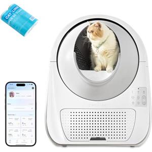 CATLINK PRO - Lettiera automatica per gatti, rilevamento multi-gatto, controllo APP, monitoraggio delle condizioni del gatto, 57 l, adatta per gatti con un peso da 1,5 kg a 10 kg