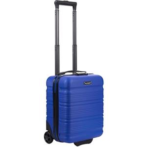 R.Leone Valigia Trolley Bagaglio a Mano 40x30x20cm Wizzair Vueling 2 Ruota in ABS (Blu Elettrico, 915 40X30X20cm 2Ruota)