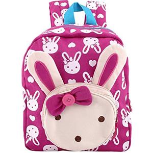 Vicloon Coniglio Zaino per Bambini - Zainetto Bambina Asilo, Zaino Animale Sveglia per Bambini Zaino Borsa Carina Scuola Materna/Scuola Materna del Bambino, Adatto per Regali di Compleanno per Bambine