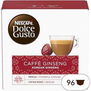 NESCAFÉ DOLCE GUSTO NESCAFÉ DOLCE GUSTO Caffè Ginseng, 6 Confezioni da 16 Capsule (96 Capsule Compatibili Nescafé Dolce Gusto)