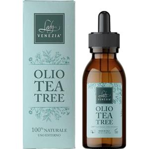 Lady Venezia - Tea Tree Oil 100 ml - Olio Essenziale di Melaleuca per Pelle, Micosi, Acne, Aromaterapia e Massaggi - Con Pipetta Dosatrice - Ingredienti di Origine Biologica