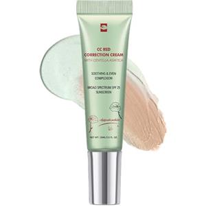 EONFAVE CC Cream Red Correct, CC crema contro arrossamento con Centella Asiatica, cura del viso con effetto calmante per una carnagione naturalmente uniforme, tutti i tipi di pelle