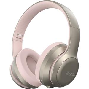 I love e iFecco IFECCO Cuffie Wireless Bluetooth Over Ear - Cuffie Wireless con Microfono,Cuffie Bluetooth Stereo HiFi Pieghevoli per Viaggio Iphone Computer TV
