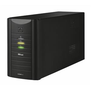 Trust - 1000va Ups 2xwallsckt It-black