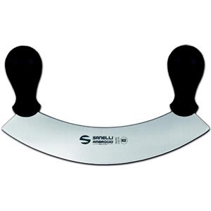 SANELLI AMBROGIO Supra coltello mezzaluna cuoco 25cm inox manico nylon
