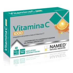 NAMED Vitamina C 1000 - Integratore Alimentare per il Sistema Immunitario, 40 Compresse