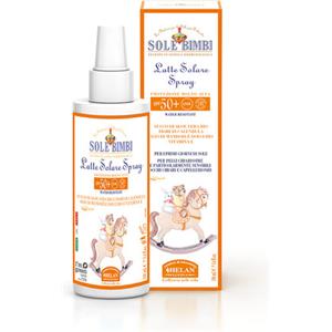 Helan Sole Bimbi Latte Solare Spray SPF50 100ml - Protezione Molto Alta e Rispetto per la Biodiversità