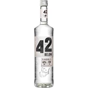 42BELOW Vodka Premium, 40% Vol, 70cL / 700mL, a Quadrupla Distillazione, Realizzata in Nuova Zelanda con Acqua di Origine Vulcanica