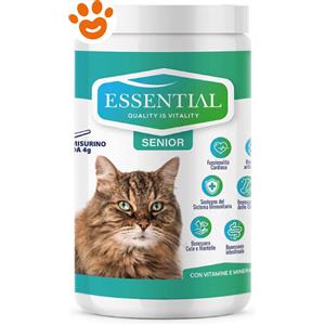 CHEMI-VIT Essential Gatto Senior - Alimento Complementare Minerale per Gatti Anziani - 150 Gr