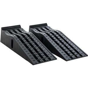CLP Set Di Rampe Per Auto I Per La Riparazione Dell'auto, Antiscivolo E Robusto I Set Di Rampe Con Cric Per Auto Per Furgoni E Auto Da Campeggio, Contenuto del set:Rampa di accesso