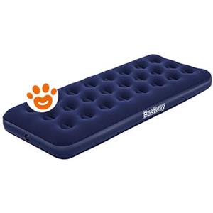 Bestway Airbed Materasso Singolo Gonfiabile Blu Floccato (76x185x22cm) Art. 67000 - Singolo (76x185x22cm)