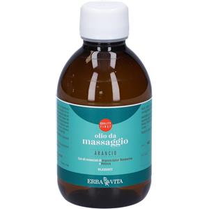 ERBA VITA GROUP SpA Olio da Massaggio Arancio, Erba Vita, Olio Essenziale, 250ml, Rilassante, Distensivo