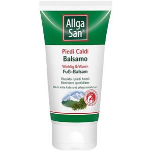 NATURWAREN ITALIA Srl AllgaSan Balsamo Piedi Caldi, Balsamo Riscaldante per Piedi Freddi, 75 ml, Olio di Pino Mugo e Zenzero