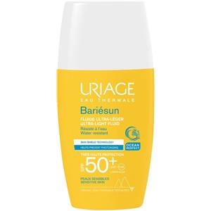Uriage Bariésun Fluido Solare Ultra Leggero 30ml SPF50 - Protezione Elevata, Finish Asciutto, Formato Pocket