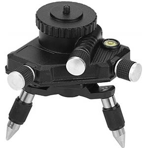 Sorand Treppiede Livellato A Laser, Lega Di Alluminio Standard A 360 Gradi Supporto Per Treppiede Base Rotante Con Filettatura Da 5/8Per Livello Laser, Resistente Alla Ruggine E All'usura