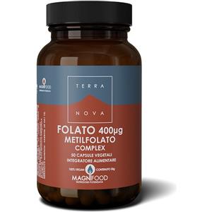 FORLIVE Srl Terranova Folato Complex 50 Capsule Integratore per Gravidanza e Allattamento