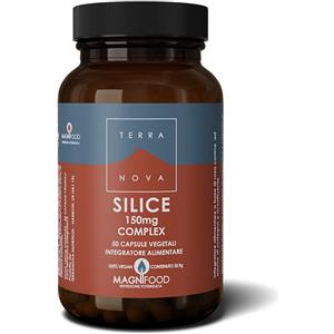 FORLIVE Srl Terranova Silice 150mg - Integratore per Pelle, Capelli, Unghie, Articolazioni e Vasi Sanguigni - 50 Capsule Vegetali