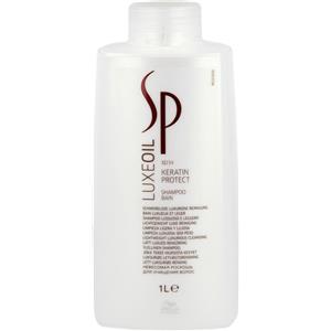 Wella Professionals SP Luxe Oil Keratin Protect Shampoo 1000 ml - Deterge, Rafforza e Nutre con Oli Essenziali