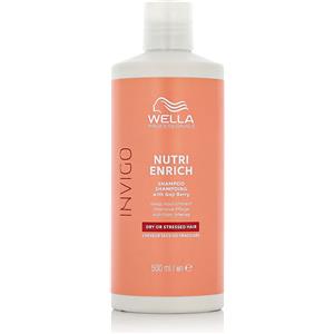 Wella Nutri-Enrich Deep Nourishing Shampoo 500 ml - Nutriente e Idratante per Capelli Secchi e Danneggiati con Bacche di Goji