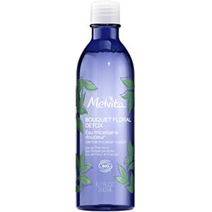 Melvita, Bouquet Floreale Biologico Acqua Micellare Detox, Struccante Delicato per una Pelle Chiara e Luminosa, Perfetto per la Pulizia Profonda, 99% Naturale, Vegan, 200 ml