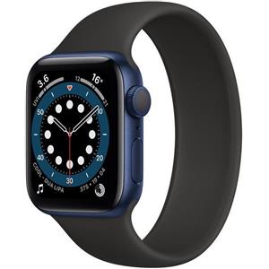 Apple Watch Series 6 (2020) GPS + Cellular 44 mm - Alluminio Blu - Solo Loop Nero,