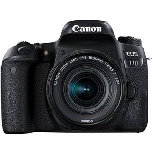 Canon Reflex EOS 77D - Nero + Canon Zoom Lens EF-S 18-55mm f/4-5.6 IS STM f/4-5.6,