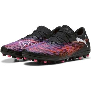 PUMA Future 8 Match Low MG, Scarpe da Calcio Unisex-Adulto, Black White-Glowing Red, 42 EU
