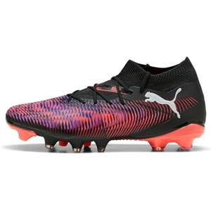 PUMA Future 8 Match FG/AG Wn's, Scarpe da Calcio Donna, Black White-Glowing Red, 36 EU