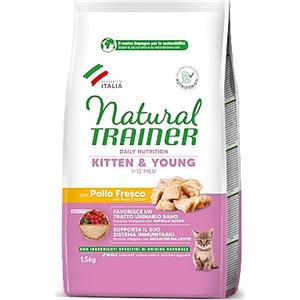 TRAINER NATURAL GATTO KITTEN & YOUNG POLLO 1,5 KG OF
