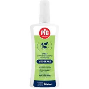 PIKDARE SPA Pic Spray Vegetale Repellente 100ml con Oli Essenziali Naturali