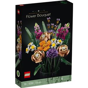 Lego icons Bouquet di fiori - dai 18 anni - 765 pz