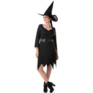 Rubie's Costume da strega incantatrice, per donna adulta, costume ufficiale di Rubie's, taglia L, colore: nero