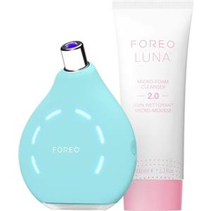 Foreo Set FOREO Blackheads Suck KIWI - Aspira punti neri professionale per punti bianchi e punti neri + Detergente viso LUNA Micro-Foam Cleanser 2.0 (100 ml) - Estrattore di impurità per viso e naso