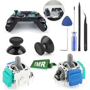 RongZy 2PCS TMR Joysticks per Xbox Series S Joysticks Sostituzione 3D Analogiche Modulo Potenziometro per Xbox Series X Joystick per Series S/X Thumbstick Controller Accessori con Strumenti di Riparazione