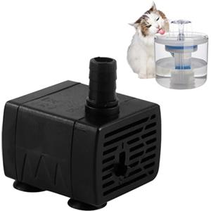 TMRBBesty Pompa di Ricambio per Fontana,Pompa per Fontana Gatti USB,Pompa per fontana per Gatti Cani Gatto,Pompa Fontanella per gatti,Pompa di Ricambio per Fontana Silenziosa per Animali Domestici,5W,Nero