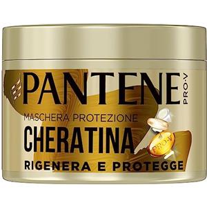 Pantene Pro-V Maschera capelli, Rigenera e Protegge Protezione Cheratina, Aiuta a Riparare i Danni da Styling in 1 Applicazione, 500ml