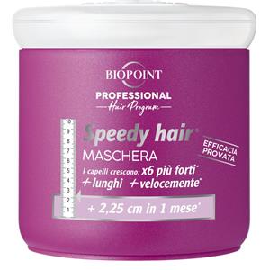 Biopoint Maschera Capelli Speedy Hair 400 ml - Nutriente, Stimolante e Ristrutturante per Capelli Forti e Luminosi