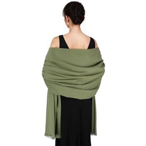 SWAT PANY Sciarpa Verde Donna Invernale Scialle Sciarpe Invernali Caldo Pashmina Foulard Stola Elegant Cerimonia